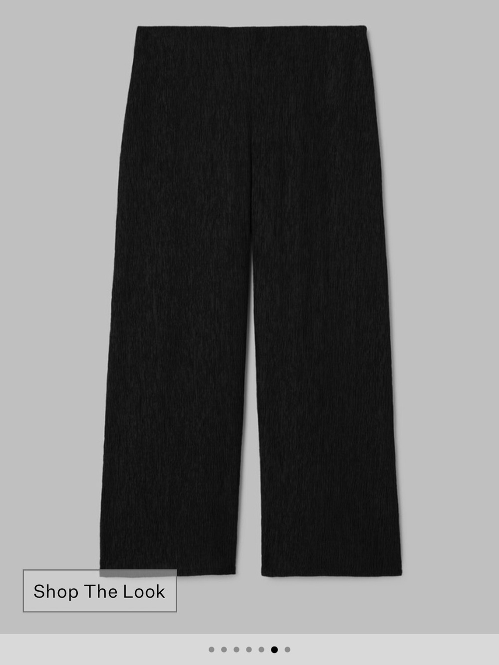 Eileen Fisher Plisse Wide Leg XS